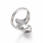 304 Stainless Steel Finger Rings Fox Antique Gold Size 6-9 16-19mm  A3