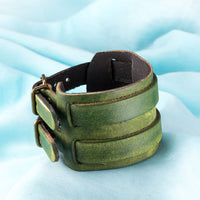 Leather Bracelet Colors 11 Inches 51MM Belt buckle  L465