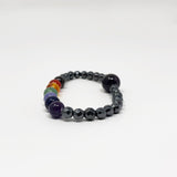 Hematite Non-Magnetic Bracelet Mens Womens Unisex Adjustable Size X19