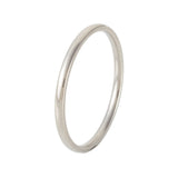 304 Stainless Steel Plain Band Rings Gold Silver Z738