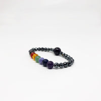 Hematite Non-Magnetic Bracelet Mens Womens Unisex Adjustable Size X19