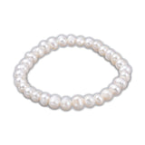 Natural Pearl Beads Stretch Bracelets 2"(5.2cm)  6-10MM Pear Size P507