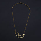 Stainless Steel Pendant Necklace Lobster Clasp Nurse Silver 17.71" 2mm P44
