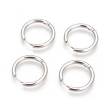 Stainless Steel Hoop Earrings Rose Gold Purple Black Huggie 1" Pin 1mm  P623