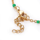 Stainless Steel Enamel Chain Bracelet Lobster Evil Eye Gold Adjustable 2mm A110