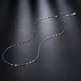 Sterling Silver Necklace Chain Lobster Clasp B458