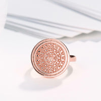 Rose Gold Platinum  Plated Fashion Ring Women B269