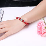 Antique Silver Plated Bracelet Adjustable Size 8MM No Clasp L541