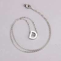 Stainless Steel Women's Unisex 18 Inch Necklace Pendant Letter Lobster Clasp S3