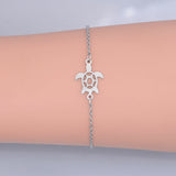 201 Stainless Steel Link Bracelet Lobster Turtle Silver Gold Adjustable P254