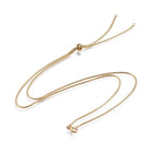 Stainless Steel Slider Necklaces Snake Stopper Beads Gold Silver Adjustable P385