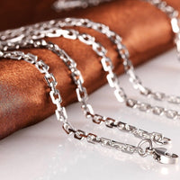 Stainless Steel Necklace Chain Box Chain 20-24 Inches 2.3MM Lobster Clasp B200