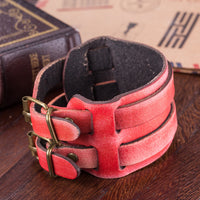 Leather Bracelet Colors 11 Inches 51MM Belt buckle  L465