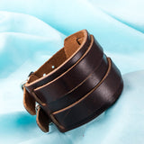 Leather Bracelet Colors 11 Inches 51MM Belt buckle  L465