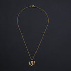 Mother's Day Stainless Steel Pendant Necklace Lobster Heart Mom 15.7" 1.5mm P49