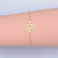 Stainless Steel Bracelet for Jewish Lobster Star of David Silver Ajustable Z211