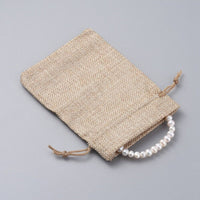 Natural Pearl Beads Stretch Bracelets 2"(5.2cm)  6-10MM Pear Size P507