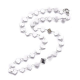 Stainless Steel Chain Necklaces Lobster Rhombus Gold 16.37 inches 41.6cm Z555