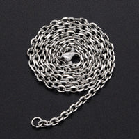 304 Stainless Steel Cable Chain Necklace Lobster Rose Gold Silve 18-26" 3mm A421