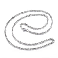 304 Stainless Steel Necklace Rope Chain Necklace Gold  26"  A425