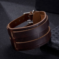 Leather Bracelet Colors 11 Inches 51MM Belt buckle  L465