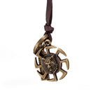 Genuine Leather Necklace Pendant  Adjustable Size Slide Clasp B469