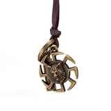 Genuine Leather Necklace Pendant  Adjustable Size Slide Clasp B469