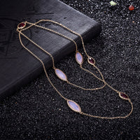 Yellow Gold Plated Necklace Chain AAA Zirconia Lobster Clasp B387