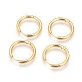 Stainless Steel Hoop Earrings Rose Gold Purple Black Huggie 1" Pin 1mm  P623