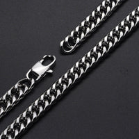 304 Stainless Steel Curb Twisted Chain Bracelet Lobster Silver Gold 10mm A116