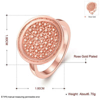 Rose Gold Platinum  Plated Fashion Ring Women B269