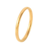 304 Stainless Steel Plain Band Rings Silver 1.5mm Z699