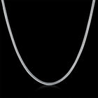 Stainless Steel Necklace Chain Snake 16-24 Inches 2MM Chain Lobster Clasp B205