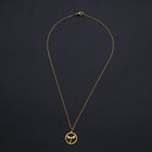 Stainless Steel Pendant Necklace Lobster Dragonfly Gold Silver 15.7" 1.5mm P61