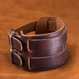 Leather Bracelet Colors 11 Inches 51MM Belt buckle  L465