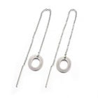 Stainless Steel Stud Earrings Earrings Ear Threads Alphabet Initial Letter Z314
