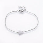 Stainless Steel Set Pendant Necklace Earrings Bracelet Christmas Tree 16.5" P743
