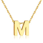 Stainless Steel Women's Unisex 18 Inch Necklace Pendant Letter Lobster Clasp S3