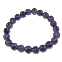 LZD Gemstone Bracelet Rose Quartz Amethyst  Tiger 5.2cm Diameter Bead 8mm P517