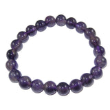 LZD Gemstone Bracelet Rose Quartz Amethyst  Tiger 5.2cm Diameter Bead 8mm P517