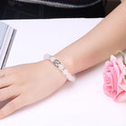 Antique Silver Plated Bracelet Adjustable Size  9MM No Clasp  L544