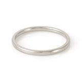304 Stainless Steel Plain Band Rings Silver 1.5mm Z699