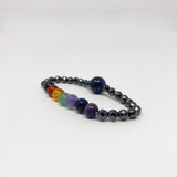 Hematite Non-Magnetic Bracelet Mens Womens Unisex Adjustable Size X19