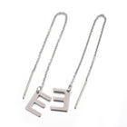Stainless Steel Stud Earrings Earrings Ear Threads Alphabet Initial Letter Z314