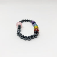 Hematite Non-Magnetic Bracelet Mens Womens Unisex Adjustable Size X19