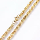 304 Stainless Steel Lumachina Chain Necklaces Gold Silver 19.68" 50cm 4mm Z574