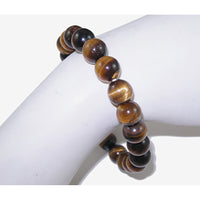 LZD Gemstone Bracelet Rose Quartz Amethyst  Tiger 5.2cm Diameter Bead 8mm P517