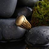 Stainless Steel Yellow Gold Platinum Black Gunmetal Plated Mens Plain Band Ring B554