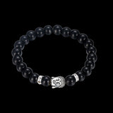 Antique Silver Plated Bracelet Adjustable Size  8MM No Clasp L540