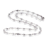 Stainless Steel Necklace Lobster Ion Plating  IP Star 17.3"~17.7" 44~45cm Z645
